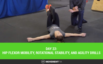 Day 22: Hip Flexor Mobility, Rotational Stability, and Agility Drills