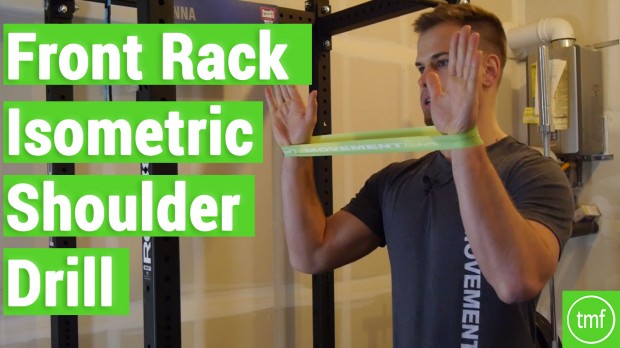 Front Rack Isometric Shoulder Drill