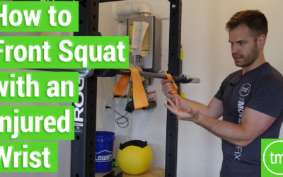 How to Front Squat with an Injured Wrist