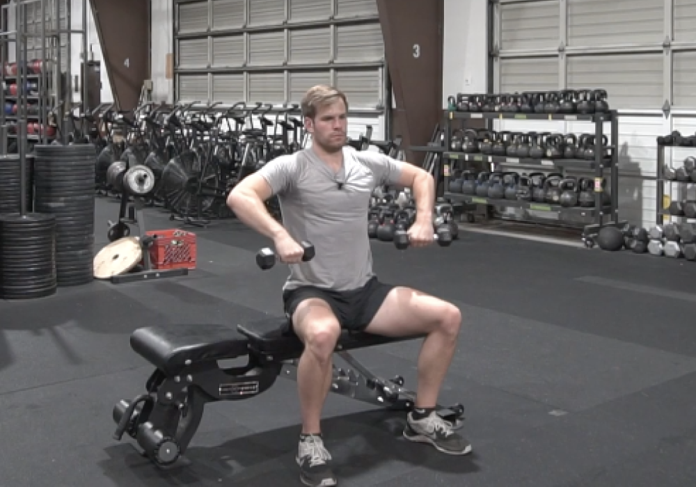 shoulder exercises seated 
