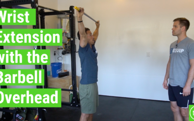 Wrist Extension with the Barbell Overhead